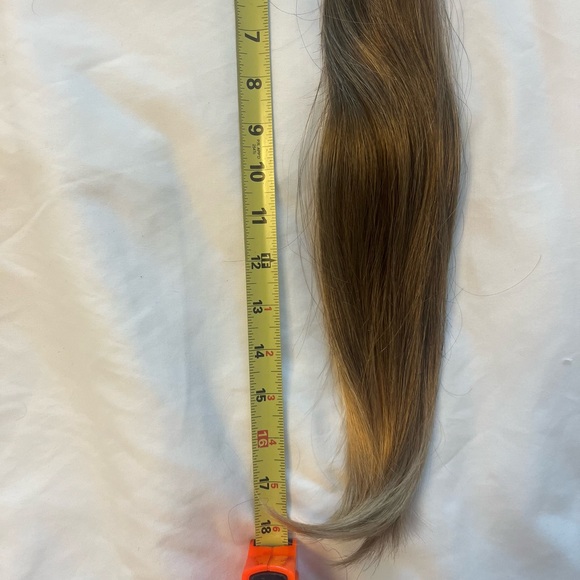 Pony tail hair extension. Clip on light brown - Picture 4 of 6